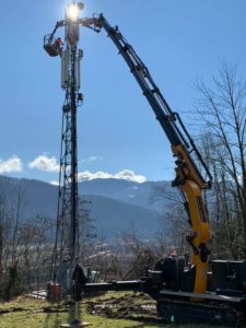 location bras de grue